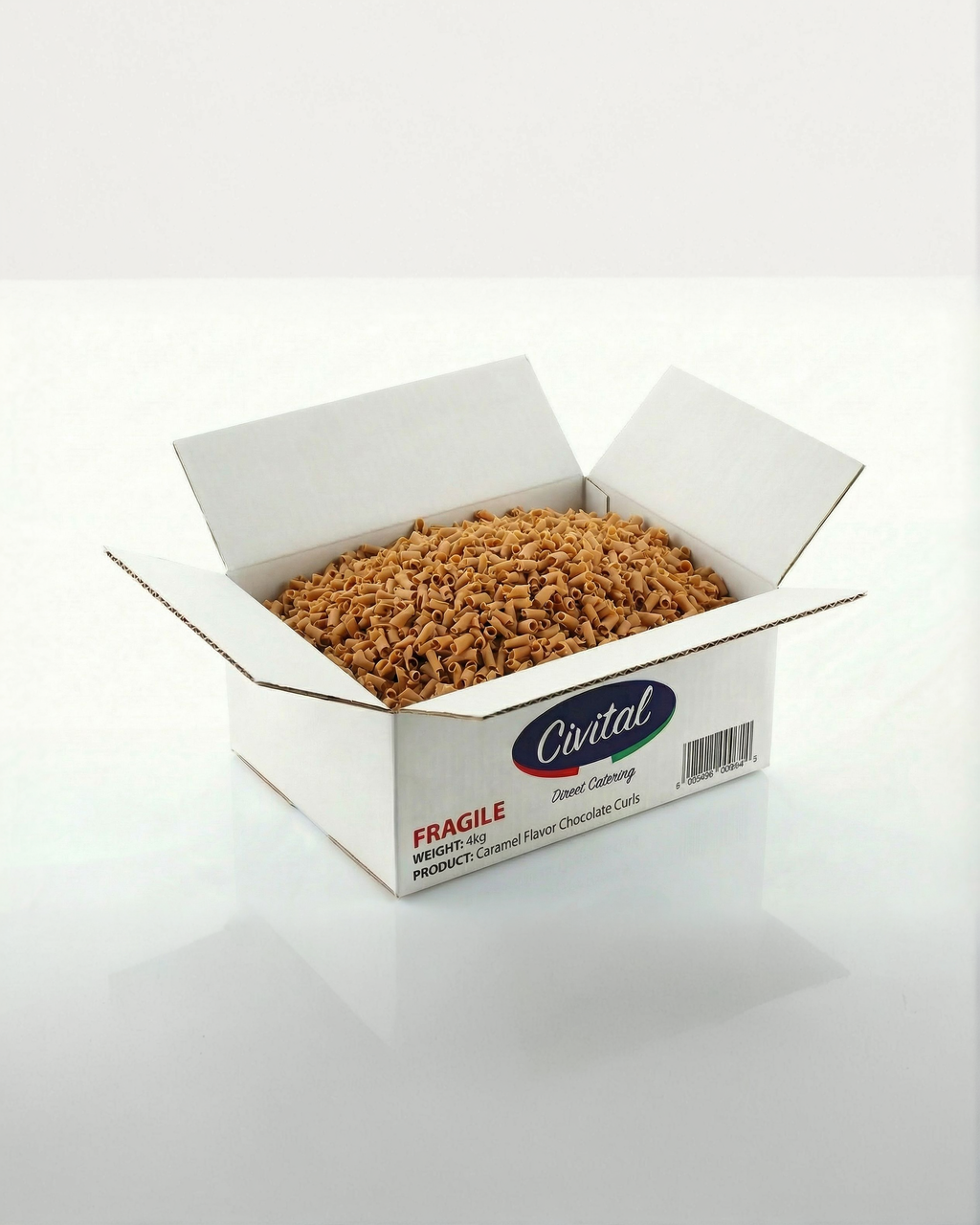 4kg Carmen’s Caramel Chocolate Flavour Blossoms Curls 4Kg
