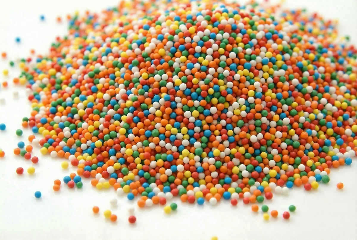Sugar Balls _ 100's & 1000's Rainbow Assorted Sprinkles for Desserts Decoration 1kg