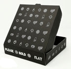 7" BLACK GENERIC PIZZA / WAFFLE BOX 190X190X45MM x 100